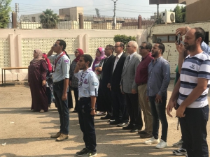 بمناسبة العام الدراسي الجديد رئيس جامعة بنها ا.د/ حسين المغربي يتفقد سير العملية التعليمية بالكلية