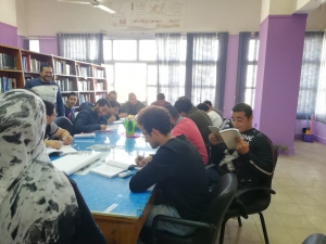 فعاليات ورشة عمل المكتبة للطلاب