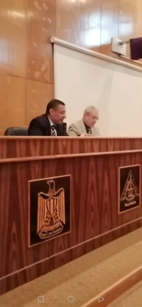 اجتماع العميد باعضاء هيئة التدريس