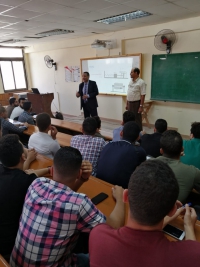 انتظام اول يوم دراسي فى هندسة بنها