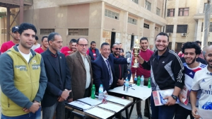 فوز الفرقة الرابعة ببطولة دوري الصفوف بهندسة بنها