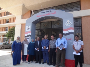 زيارة لجنة اختيار افضل  كلية على مستوى جامعه بنها بكلية الهندسة ببنها للعام الجامعى 2019/2020م